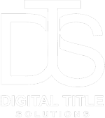 Digital Title Solutions White Logo