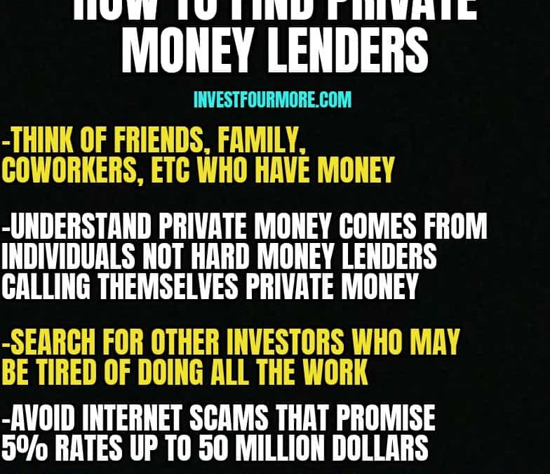 How to Find Private Money for Real Estate Investments