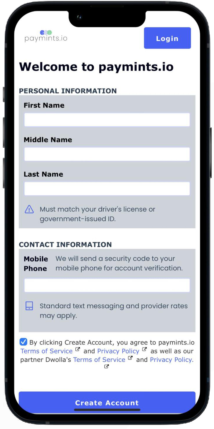 Hocker Title Mobile Mockup