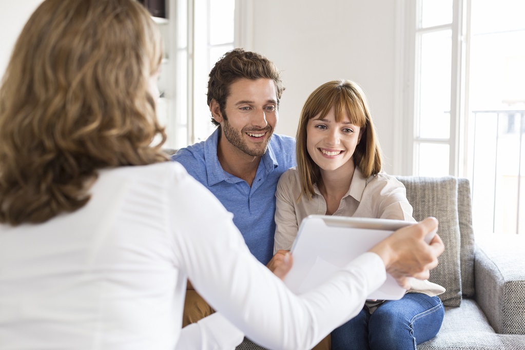 Couple Having a Contract