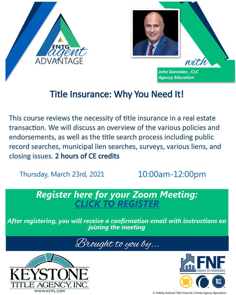 Title Insurance: Why You Need It!